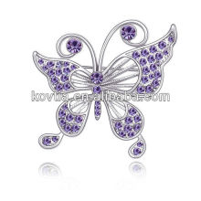 Wholesale China Rhinestone Jewelry fashion women accessories butterfly rhinestone brooch